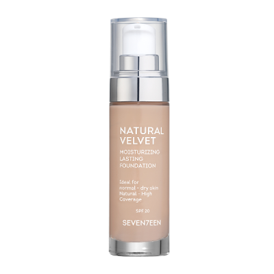 Seventeen Make up Natural Velvet Longlasting Matte Liquid Make Up SPF20 70 Light Camel 30ml