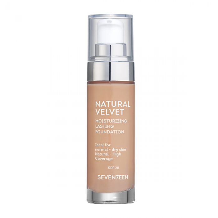 Seventeen Make up Natural Velvet Longlasting Matte Liquid Make Up SPF20 80 Tan 30ml