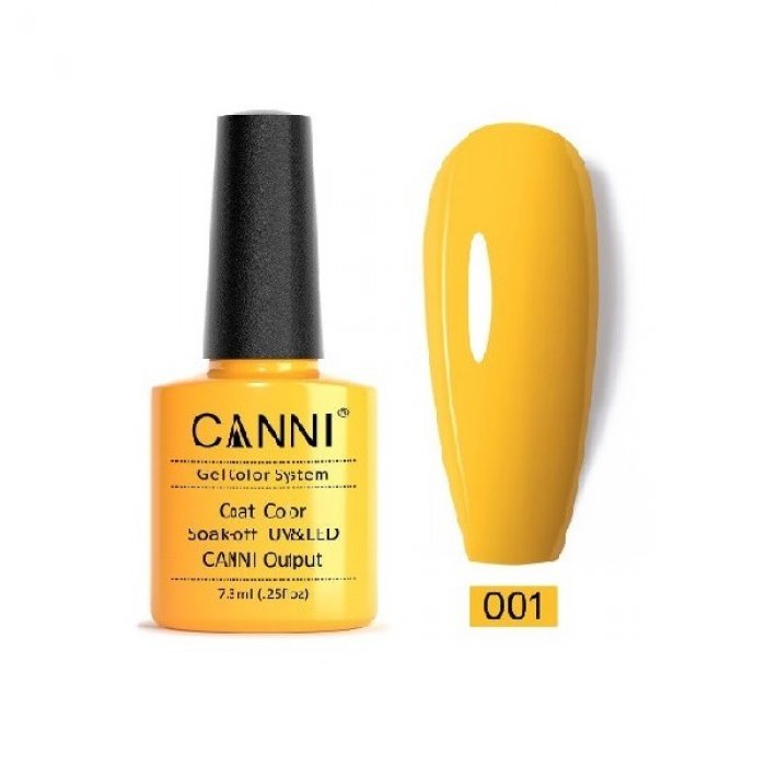 Canni Gel Color System 001 Mango Yellow  7.3ml