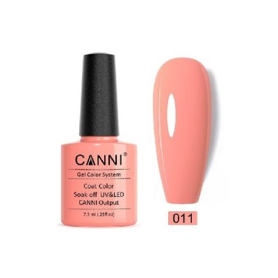 Canni Gel Color System 011 Solid Light Pink 7.3ml