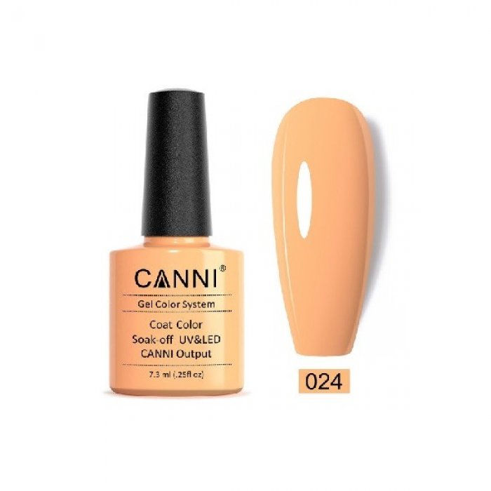 Canni Gel Color System 024 Orange Pink 7.3ml
