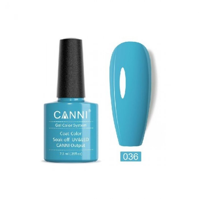 Canni Gel Color System 036 Turquoise Blue 7.3ml