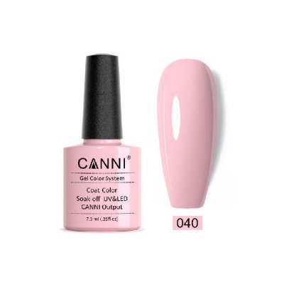 Canni Gel Color System 040 Soft Pink 7.3ml