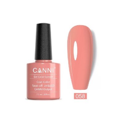 Canni Gel Color System 058 Nude Pink 7.3ml