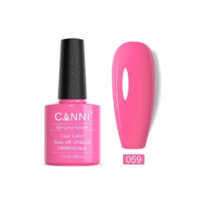 Canni Gel Color System 059 Bright  Pink 7.3ml