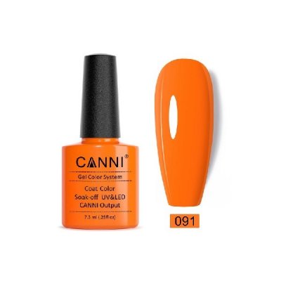 Canni Gel Color System 091 Bright Orange 7.3ml