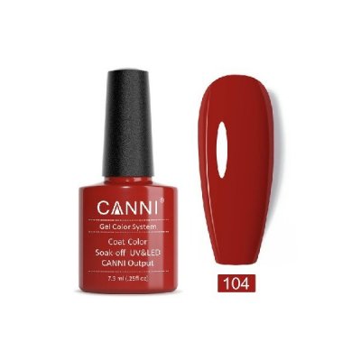 Canni Gel Color System 104 Rust Red 7.3ml