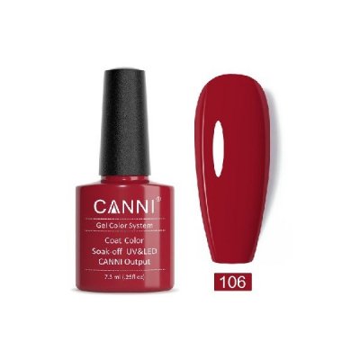 Canni Gel Color System 106 Agate Red 7.3ml