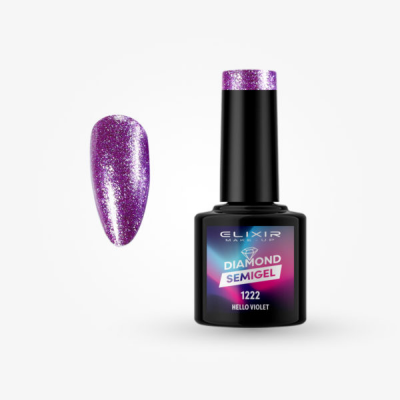 Elixir Make Up Semigel Diamond 1222 Hello Violet 8ml