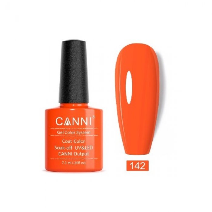 Canni Gel Color System 142 Fluorescent Orange 7.3ml