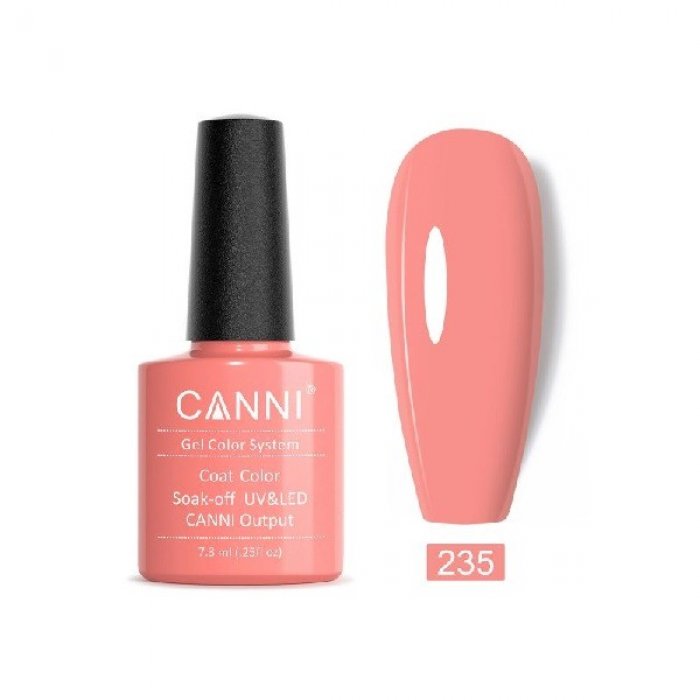 Canni Gel Color System 235 Coral Pink  7.3ml