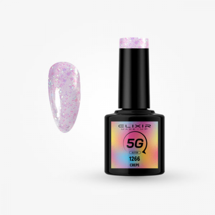 Elixir Make Up Semigel 5G Glitter 1266 Crepe 8ml