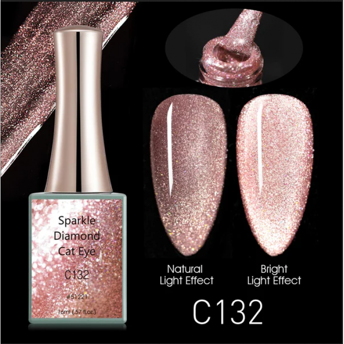 Canni Sparkle Diamond Cat Eye C132 16ml