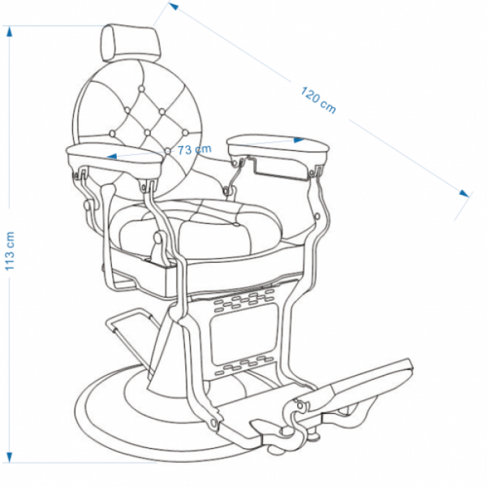 Καρέκλα Barber Jack Taylor JT 3013