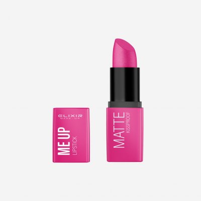 Elixir Make Up KissProof  Matte Me Up 001 (Barbie Fuchsia)