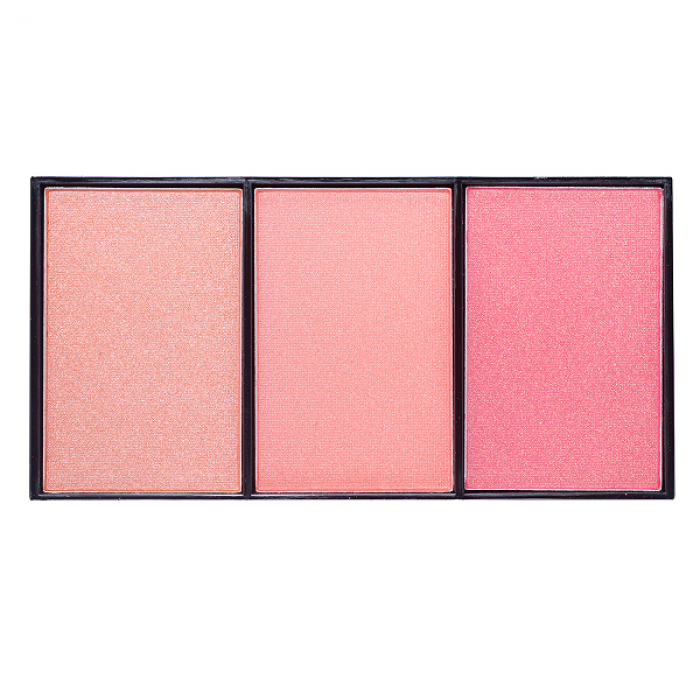 Mon Rêve Τριπλή Παλέτα Ρουζ Blush On! No.04 Pink 9.9g