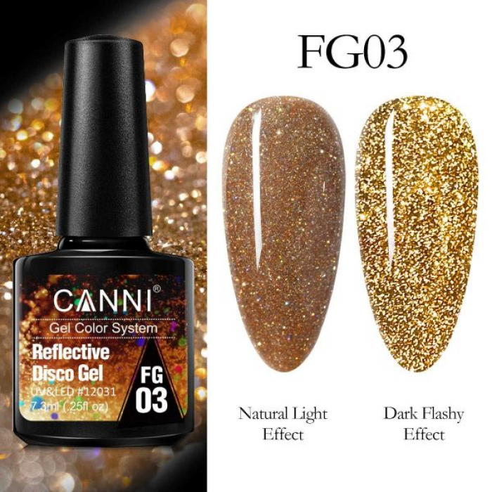 Canni Reflective Disco Gel FG03 7.3ml 