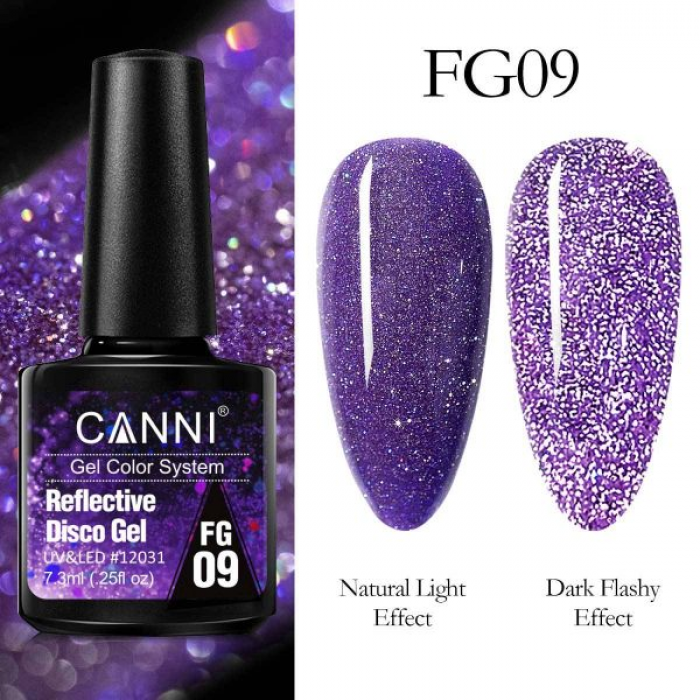 Canni Reflective Disco Gel FG09 7.3ml 