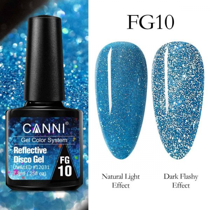 Canni Reflective Disco Gel FG10 7.3ml 