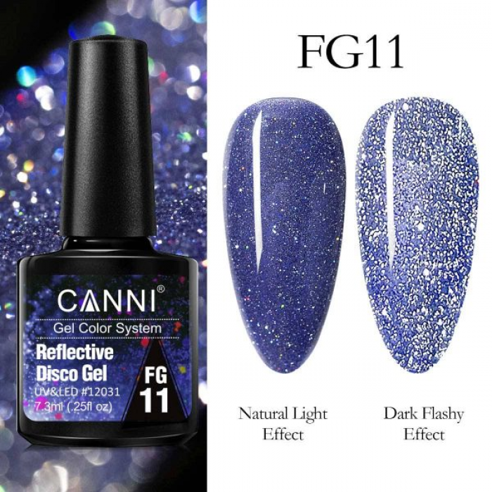 Canni Reflective Disco Gel FG11 7.3ml 