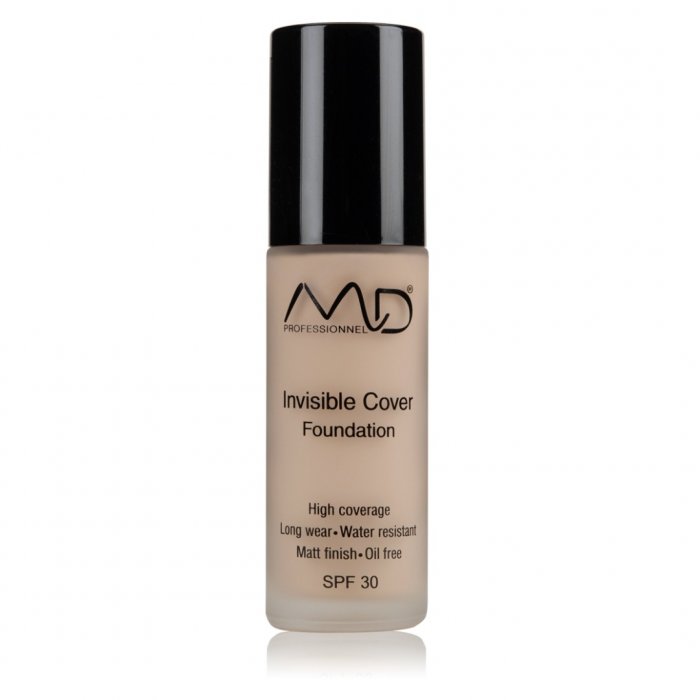 MD Professionnel Invisible Cover Foundation  01 Porcelain  30ml