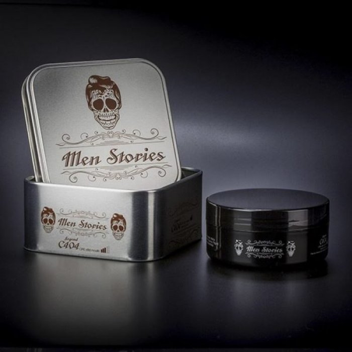 Men Stories  Wax  Wet Effect Boite C404 Steel Box 150ml