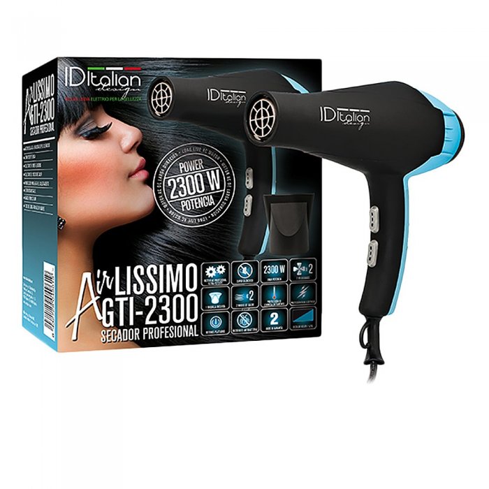 Hair Dryer ID Italian Design Airlissimo GTI 2300 Blue