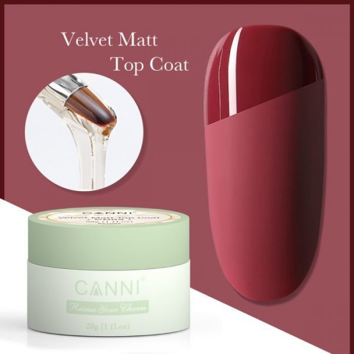 Canni Velvet Matt Top Coat 28g