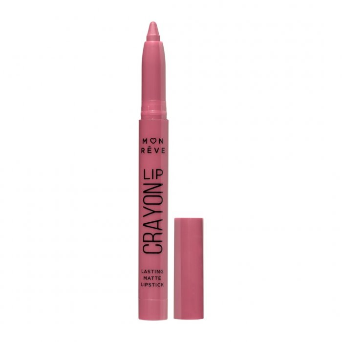 Mon Reve Lip Crayon Lasting Matte Lipstick Lc04 Rose