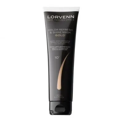 Lorvenn Hair Professionals Color Refresh & Shine Mask Gold 150ml
