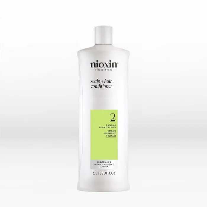 Nioxin System 2 Scalp & Hair Conditioner (Natural Hair with Progresses Thinning) 1000ml