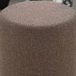 Σκαμπώ Silindir Megapap υφασμάτινο χρώμα καφέ 40x40x40εκ.
