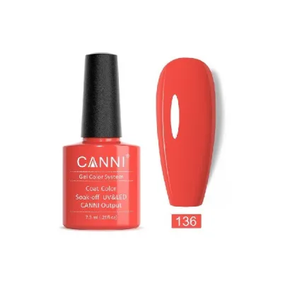Canni Gel Color System 136 Orange Red 7.3ml