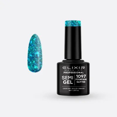 Elixir Make Up Semigel 1097 Fountain Glitter 8ml