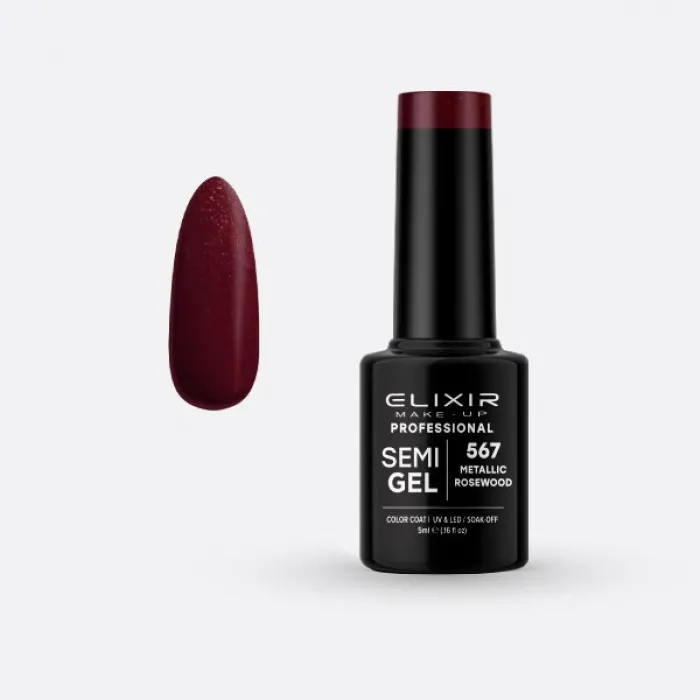 Elixir Make Up Semigel 567 Metallic Rosewood 5ml