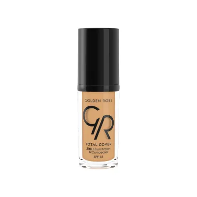 Golden Rose Total Cover 2 in 1 Foundation & Concealer 14 Honey